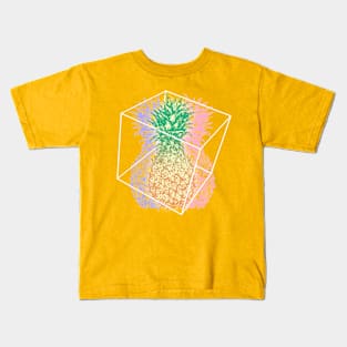 Dimensional Pineapple Kids T-Shirt